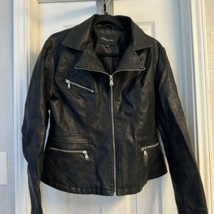 Ookie & Lala Faux Leather Jacket (Size L)